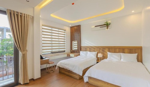 Deluxe Quadruple Room, Balcony, Garden View