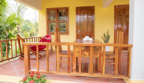 Quadruple Room, Balcony, Garden View