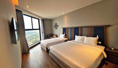 Junior Double or Twin Room, Beach View