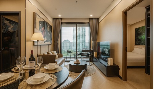 Business Apartment, 1 Bedroom, Balcony, City View