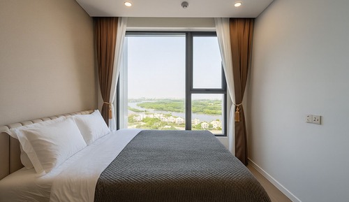 Business Apartment, 2 Bedrooms, Balcony, City View