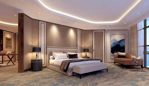 Penthouse Suite,1 King Bed, Ocean View (High Floor)
