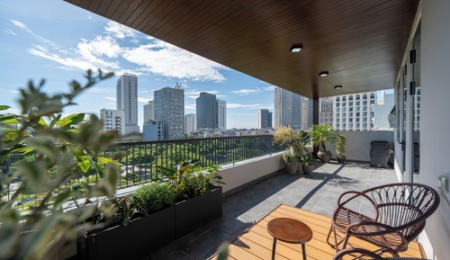 Luxury Studio, Balcony, Beach View