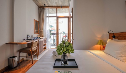 Deluxe Double Room, Balcony, City View