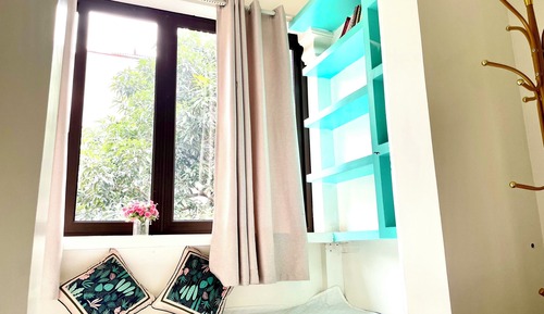 Comfort Room, Balcony, Garden View