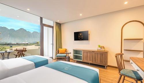 Deluxe Twin Room, Balcony, Mountain View
