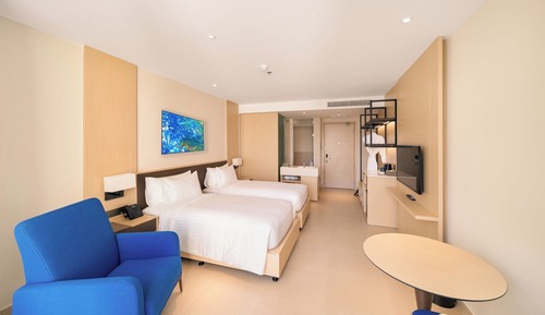Deluxe Room, 2 Twin Beds, Ocean View