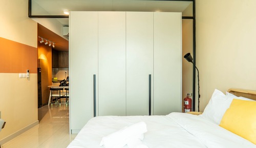Deluxe Apartment, 1 Queen Bed, Non Smoking, City View