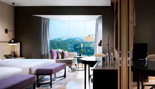 Family Room, Multiple Beds, Refrigerator, City View (Deluxe)
