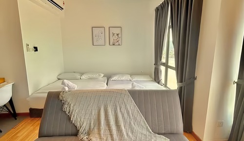 Superior Apartment, 2 Queen Beds, Sea View