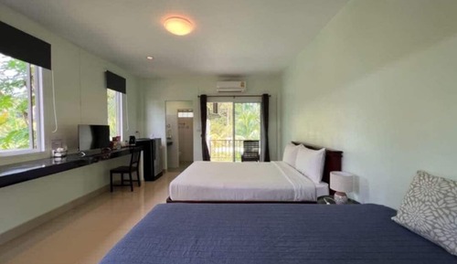 Standard Double Room, Lanai, Garden View