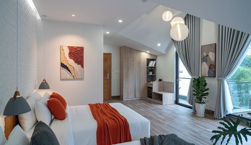 Luxury Quadruple Room, Balcony, Mountain View