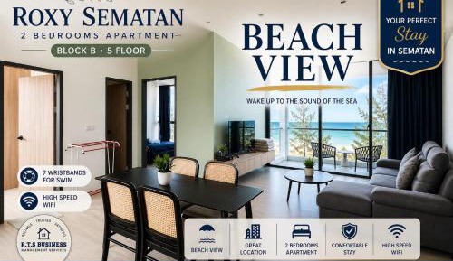 Two-Bedroom Apartment with Balcony and Sea View