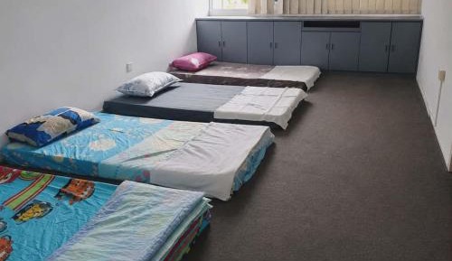 Single Bed in Female Dormitory Room