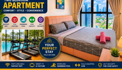 Two-Bedroom Deluxe Apartment with Balcony