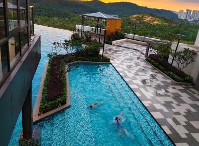 Studio with Pool View