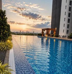 Two-Bedroom Apartment with Pool View