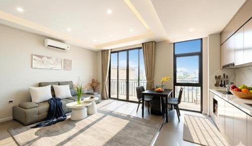 One-Bedroom Apartment with Balcony