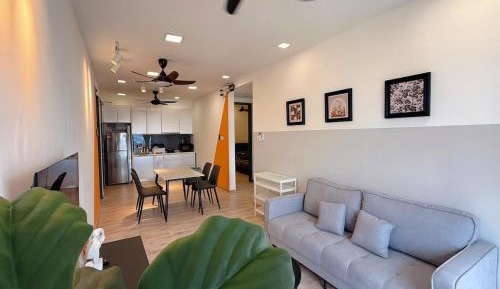 Three-Bedroom Apartment with Balcony