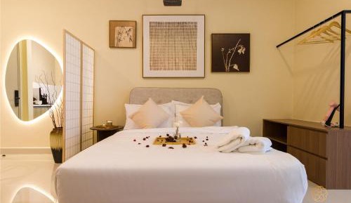  Japandi Premium Studio with Bathtub