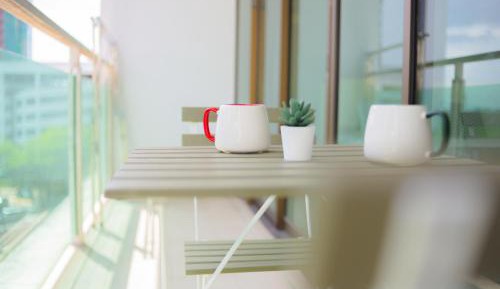 Studio with Balcony