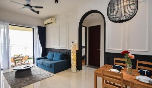 Premium Two-Bedrooms Suite with Seaview and  Private BBQ