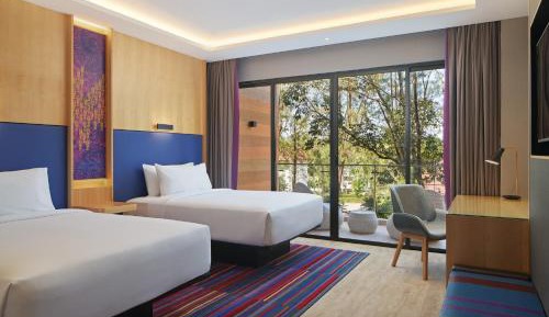Sea View, Large Balcony, Guest room, 2 Single