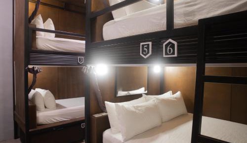 Double Bunk Bed in Female Dormitory Room  