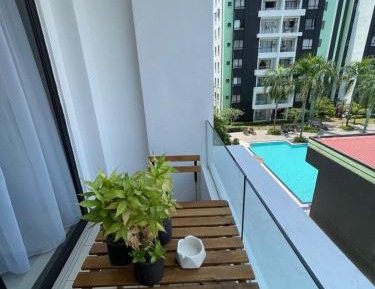 Two-Bedroom Apartment with Pool View