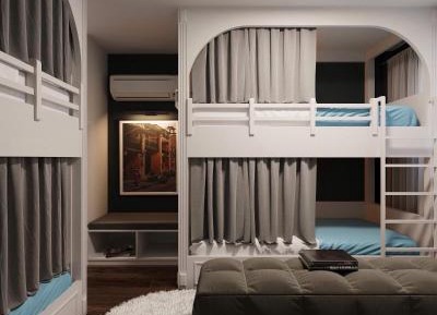 Bed in 6-Bed Dormitory Room