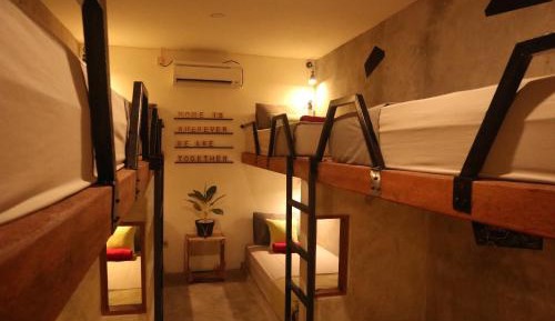 Single Bed in Female Dormitory Room
