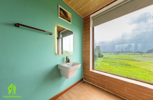 Ninh Binh House | Trang An Ao Dai Homestay - Double room with field view - Hang Mua room