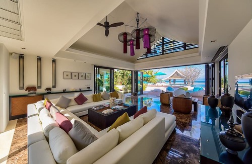 Lamai Villa | Baan Paradise - 5BRs Villa, Private Pool with Beachfront View