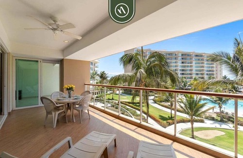 Flamingos Apartment | DelCanto TA303 | 2BR/2BA Oceanfront in Nuevo Vallarta