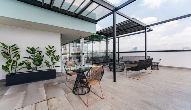 VH | Loft Condesa + wifi and roof + washer | 253